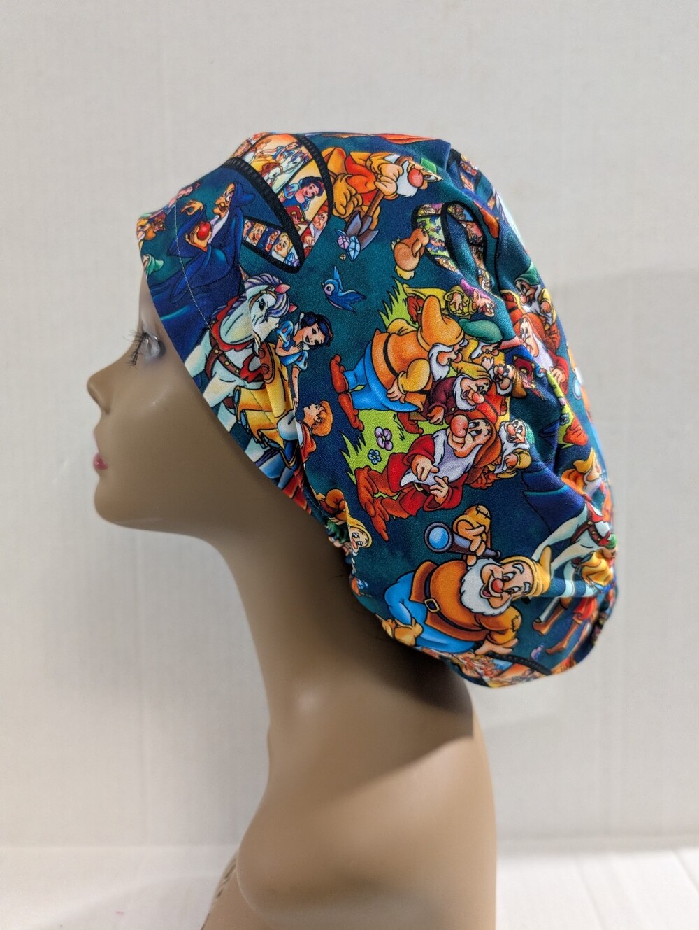Snow White, Euro Style Scrub Cap, Scrub Cap